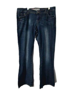 Grane Jeans Low Rise Flare Juniors Size 17 READ